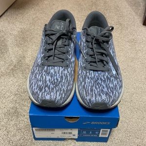 Brooks Launch 7 Running Shoe in Turbulence/Grey/Blue